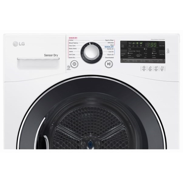 LG Appliances DLEC888W 4.2 cu.ft. Compact Electric Condensing Front